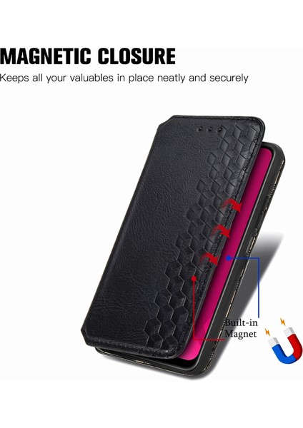 Xiaomi Redmi Için 14C 4G-14R 5G-Poco C75 4G Kılıf Pu Deri Cüzdan Telefon Kapağı-Siyah (Yurt Dışından) fırsatları