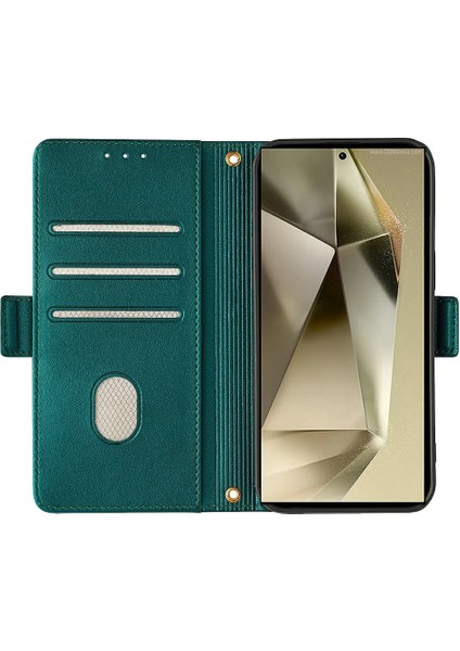 Xiaomi Poco X6 5G Deri Cüzdan Kılıfı Rfıd Engelleme Kapağı El Kayışı-Yeşil (Yurt Dışından) fiyatları