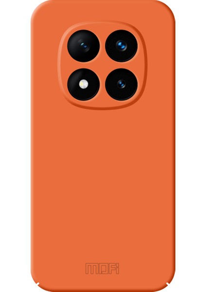 Xiaomi Redmi Için Not 14 Pro 5G Mofı Jk Qin Serisi Cilt Dokunmatik Mat Telefon Kılıfı Akrilik + Tpu Darbeye Dayanıklı Kapak-Turuncu (Yurt Dışından)