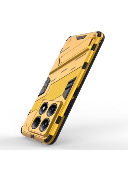 Xiaomi 14T Pro Kılıf Pc+Tpu Standlı Darbeye Dayanıklı Telefon Kılıfı-Turuncu (Yurt Dışından) modelleri