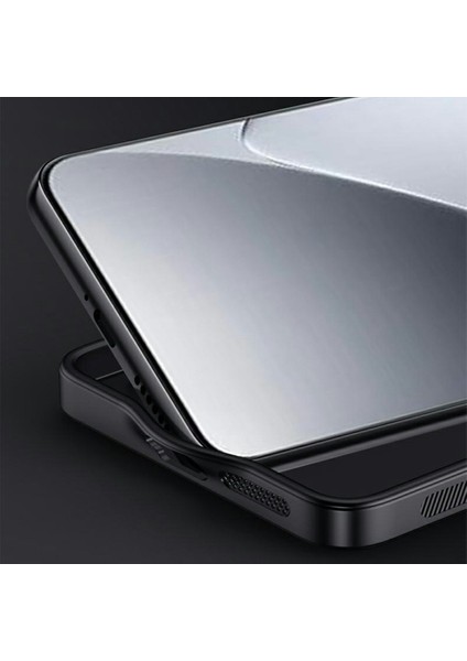 Xiaomi 15 Pro Kılıf Ahşap Doku Pu Deri Kaplamalı Pc+Tpu Telefon Kapağı-Gri (Yurt Dışından)