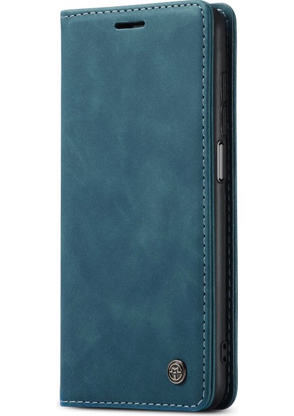 Xiaomi Redmi Için Not 9 Pro 5G-Xiaomi Mi 10T Lite 5G Kılıf Caseme 013 Serisi Kart Tutucu Deri Telefon Kapağı-Mavi (Yurt Dışından)