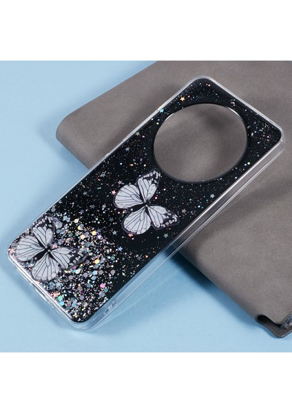 Xiaomi Poco C75 4G-Redmi 14R 5G-Redmi 14C 4G Kılıf Epoksi Pvc Tpu Estetik Telefon Kapağı-Siyah (Yurt Dışından) modelleri