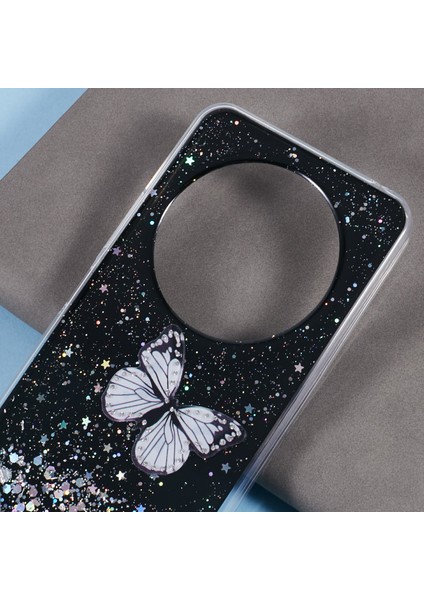 Xiaomi Poco C75 4G-Redmi 14R 5G-Redmi 14C 4G Kılıf Epoksi Pvc Tpu Estetik Telefon Kapağı-Siyah (Yurt Dışından) fırsatları