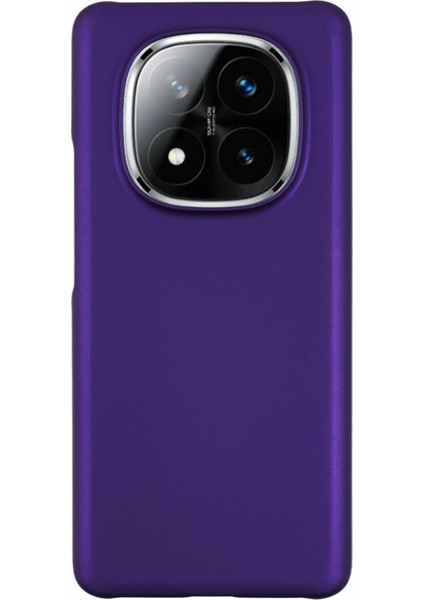 Xiaomi Redmi Note 14 Pro+ 5G Kılıf Sert Pc Buzlu Minimalist Telefon Kapağı-Mor Için (Yurt Dışından)