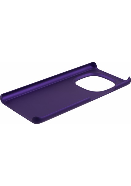 Xiaomi Redmi Note 14 Pro+ 5G Kılıf Sert Pc Buzlu Minimalist Telefon Kapağı-Mor Için (Yurt Dışından)