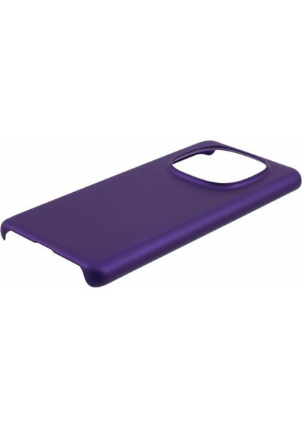 Xiaomi Redmi Note 14 Pro+ 5G Kılıf Sert Pc Buzlu Minimalist Telefon Kapağı-Mor Için (Yurt Dışından)