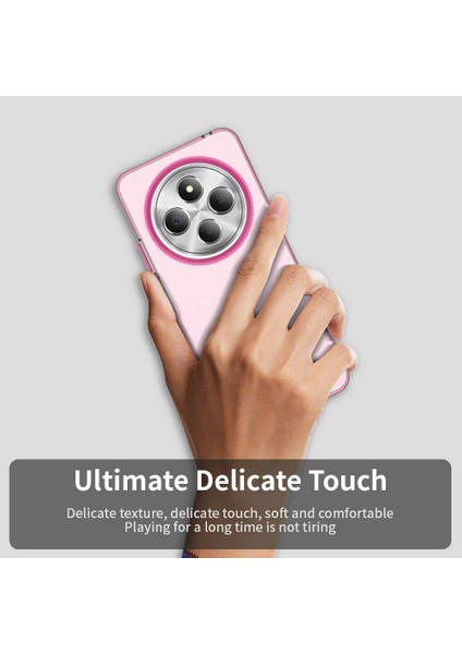Xiaomi Poco C75 4G-Redmi 14C 4G-14R 5G-A3 Pro 4G-A4 5G Pc+Tpu+Pet Mat Arka Kapak-Kırmızı Telefon Kılıfı (Yurt Dışından)