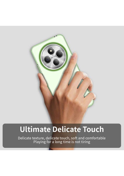 Xiaomi Poco C75 4G-Redmi 14C 4G-14R 5G-A3 Pro 4G-A4 5G Pc+Tpu+Pet Mat Arka Kapak-Yeşil Için Telefon Kılıfı (Yurt Dışından)