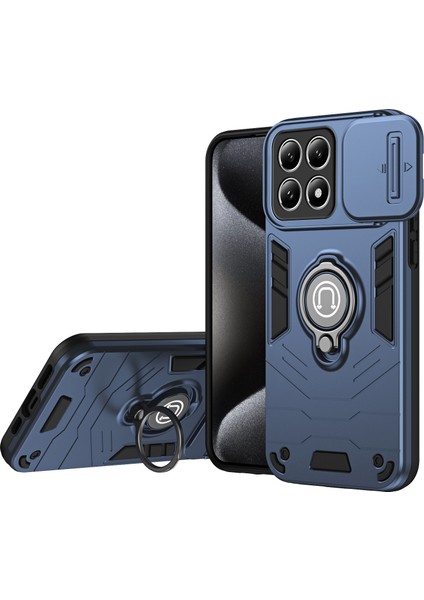 Xiaomi 14T Kılıf Pc+Tpu Telefon Kapağı-Mavi (Yurt Dışından)