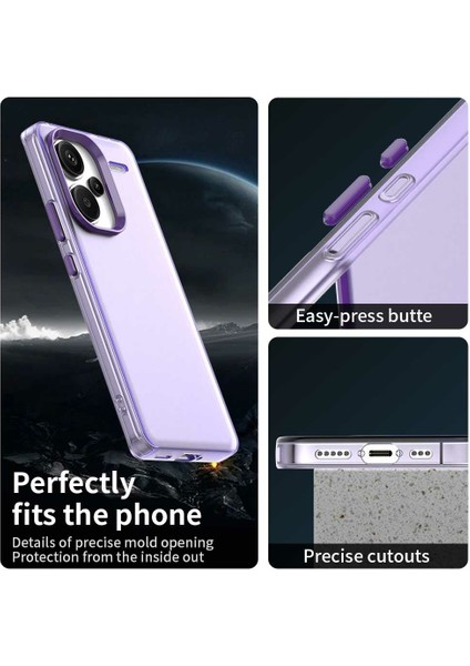 Xiaomi Redmi Note 13 Pro+ 5G Telefon Arka Kapak-Mor Için (Yurt Dışından)