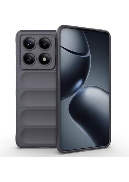 Xiaomi Redmi Note 14 Pro 5G Kılıf Anti-Drop Yumuşak Tpu Sağlam Telefon Arka Kapak-Koyu Gri Için (Yurt Dışından)