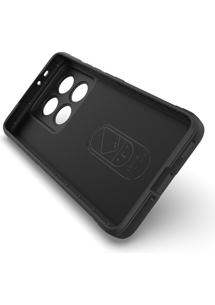 Xiaomi Redmi Note 14 Pro 5G Kılıf Anti-Drop Yumuşak Tpu Sağlam Telefon Arka Kapak-Koyu Gri Için (Yurt Dışından)