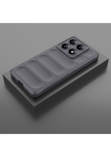 Xiaomi Redmi Note 14 Pro 5G Kılıf Anti-Drop Yumuşak Tpu Sağlam Telefon Arka Kapak-Koyu Gri Için (Yurt Dışından)