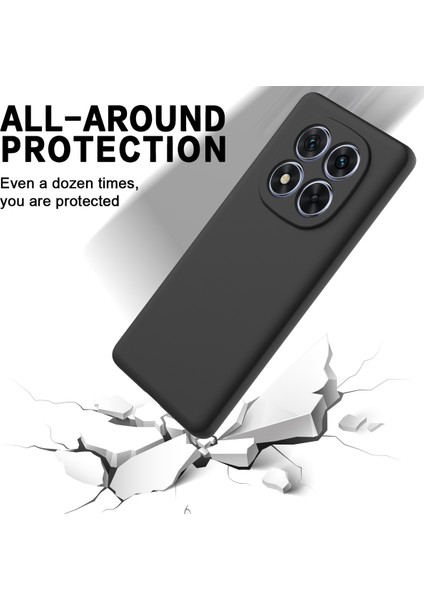 Xiaomi Redmi Note 14 Pro 5G Kılıf El Kayışı İle Sıvı Silikon Çizilmez Telefon Kılıfı-Siyah (Yurt Dışından) modelleri