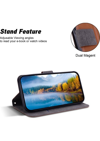 Xiaomi 14T Pro Kılıf Için Ultra Ince Pu Deri+Tpu Telefon Kılıfı, Kart Yuvalı-Kahverengi (Yurt Dışından) fiyatları