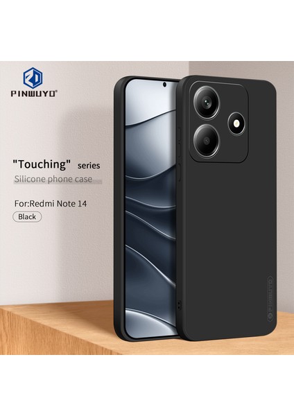 Xiaomi Redmi Note 14 5G Sıvı Silikon Tpu Telefon Kılıfı-Siyah (Yurt Dışından) fiyatları