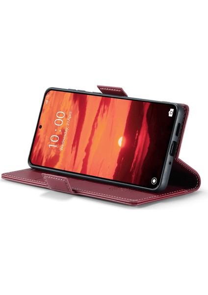 Xiaomi 14T Pro Kılıf Caseme 023 Serisi Rfıd Engelleme Parlak Telefon Kapağı-Kırmızı (Yurt Dışından) fırsatları