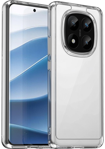 Xiaomi Redmi Note 14 Pro+ 5G Kılıf Tpu + Akrilik Koruyucu Şeffaf Telefon Kapağı-Şeffaf (Yurt Dışından)