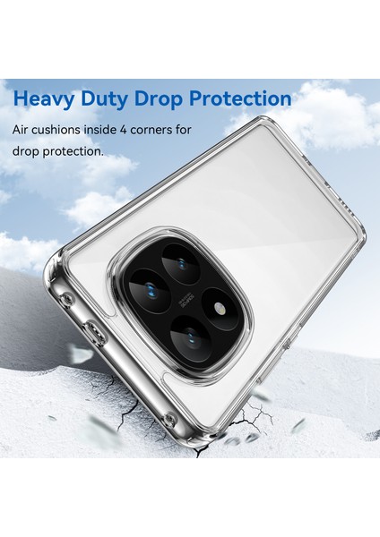 Xiaomi Redmi Note 14 Pro+ 5G Kılıf Tpu + Akrilik Koruyucu Şeffaf Telefon Kapağı-Şeffaf (Yurt Dışından) fiyatları