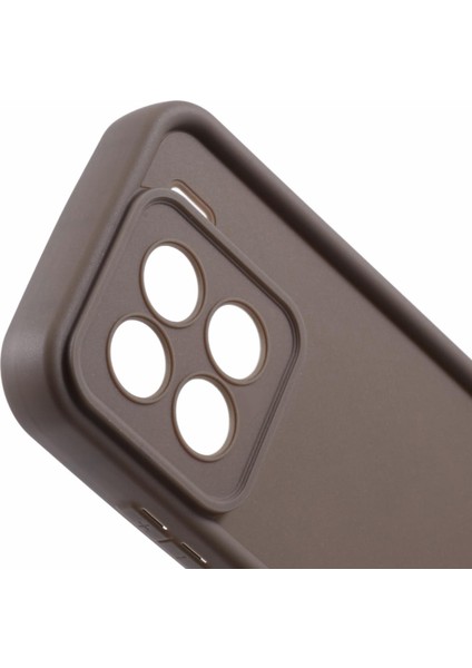 Xiaomi 15 Pro Kılıf Yivli Tasarım Tpu Kaymaz Telefon Kapağı-Kahverengi (Yurt Dışından)