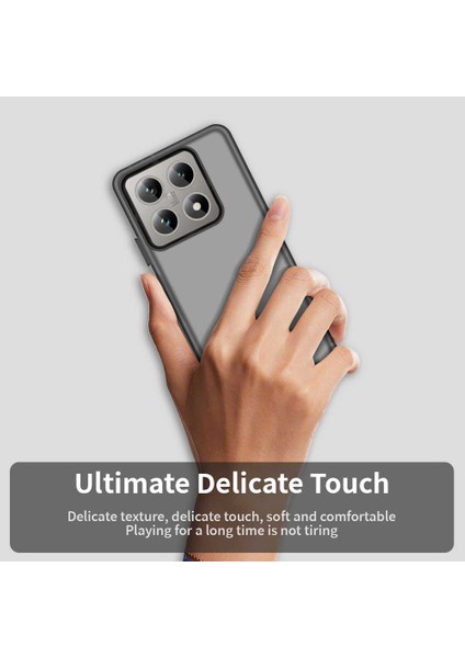 Xiaomi 14T Pro Kılıf PC+TPU+PET Mat Düşme Önleyici Telefon Arka Kapak-Siyah (Yurt Dışından) indirimleri