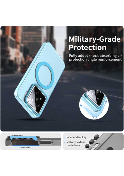 Xiaomi 15 Pro Kılıf Için Magsafe Pc+Tpu+Pet Anti-Drop Telefon Kapağı İle Uyumlu-Mavi (Yurt Dışından) fiyatları