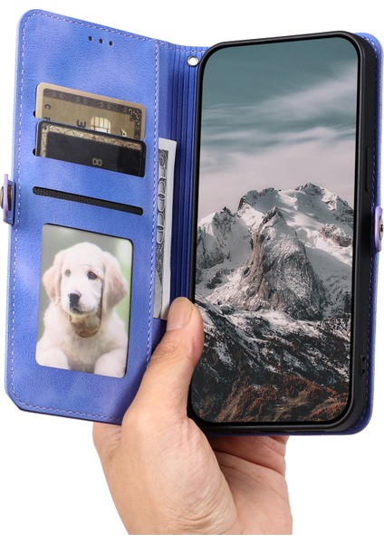 Xiaomi 15 Kılıf Için Skin Feel Totem Baskılı Cüzdan Deri Telefon Kapağı-Mor (Yurt Dışından) fırsatları