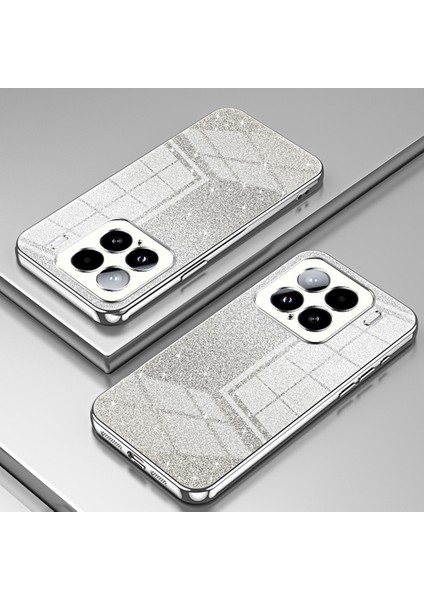 Xiaomi 15 Kılıf Galvanik Gradyan Glitter Tpu Telefon Kapağı-Gümüş Için (Yurt Dışından) indirimleri
