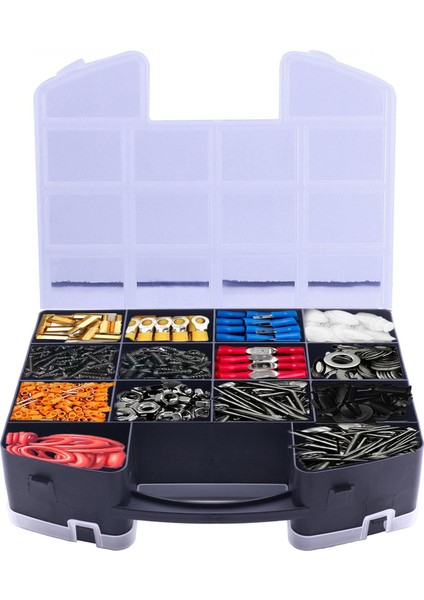 24 Bölmeli Organizer Kutu Çift Taraflı Küçük Malzeme Alet Takım Çantası modelleri