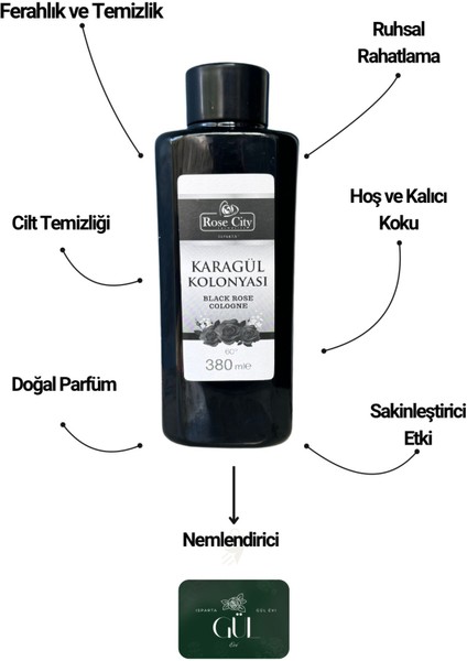 Kara Gül ve Gül Kolonya Ikilisi