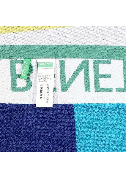 Colors Of Benetton Erkek Çocuk Desenli Plaj Havlusu Aksesuar, Renkli Mix, Os