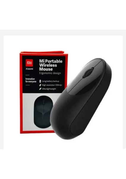 Orjinal Çift Modlu Dual Mode Kablosuz Bluetooth Mouse 1200 Dpi Siyah (WXSB01MW)