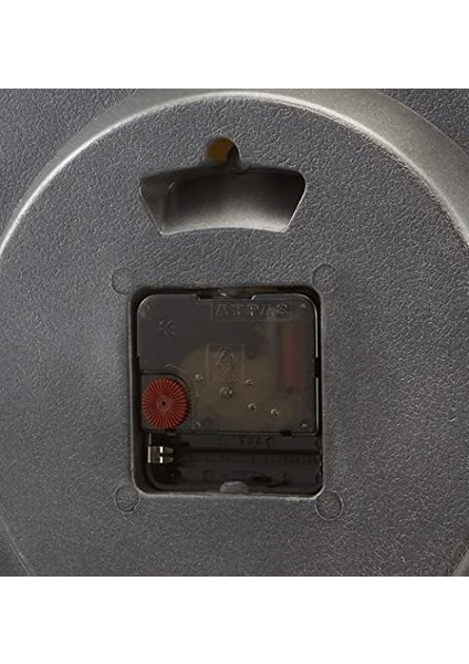 Gl x -82-G Dekoratif Kasa Sessiz Akar Mineral Cam Duvar Saati, Beyaz, 35 cm