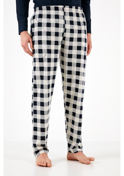 Kareli Pamuklu Regular Fit Uzun Kollu Pijama Takımı Erkek PİJAMA TAKIMI 60961003