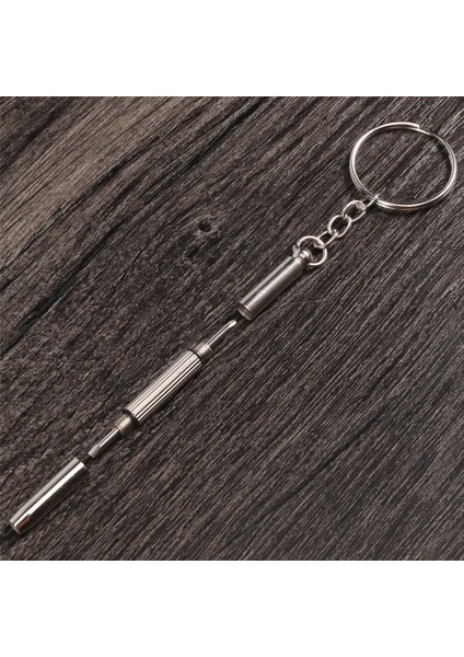 Tornavida, 100 Adet/paket 3'ü 1 Arada Gözlük Tornavidası Güneş Gözlüğü Gözlük Saat Tamir Alet Seti Anahtarlık Taşınabilir, Gümüş (Yurt Dışından)