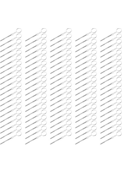 Tornavida, 100 Adet/paket 3'ü 1 Arada Gözlük Tornavidası Güneş Gözlüğü Gözlük Saat Tamir Alet Seti Anahtarlık Taşınabilir, Gümüş (Yurt Dışından) fırsatları