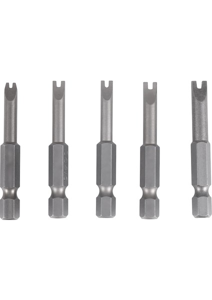 Tornavida, 5 Adet Set Güvenlik Ucu Tamper Proof Tornavida Matkap Tornavida Uçları Altıgen Şaft Manyetik U Şekilli 1/4 Inç El, Gümüş (Yurt Dışından) modelleri