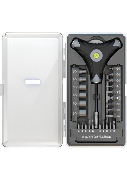 Tornavida Seti, 28'i 1 Arada Tornavida Seti S2 Uç Takımı Altıgen Soket Seviye Göstergesi Sap Tamiri, Saat, Fotoğraf Rengi Için El Aletleri (Yurt Dışından)