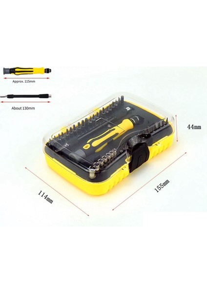Tornavida Kombinasyon Seti, Çok Işlevli Kombinasyon Tornavida 45 Parça Set Bilgisayar Cep Telefonu Sökme Ev Aleti, Gösterildiği Gibi (Yurt Dışından) fiyatları