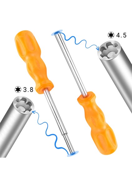 Gamebit Güvenlik Tornavida Takım Seti 3.8mm 4.5mm Açık Onarım Super For / Snes 8 Bit N64 Oyun + Konsolu ile Uyumlu (Yurt Dışından) indirimleri