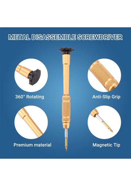 Yeni Y 0.6mm Üç Noktalı Tornavida Aracı 7 Saat Manyetik Ucu Için (Yurt Dışından) fırsatları