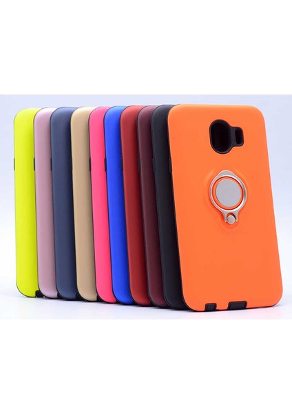 Galaxy J6 Uyumlu Kılıf Kaliteli Renkli Yüzüklü Standlı Ring Youyou Kapak fırsatları