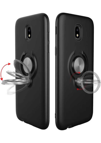 Galaxy J6 Uyumlu Kılıf Kaliteli Renkli Yüzüklü Standlı Ring Youyou Kapak modelleri