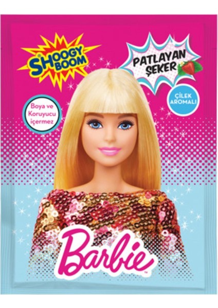 Barbie Çilek Aromalı Patlayan Şeker (40 Paket) modelleri