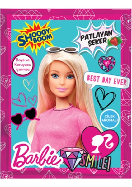 Barbie Çilek Aromalı Patlayan Şeker (40 Paket) fırsatları