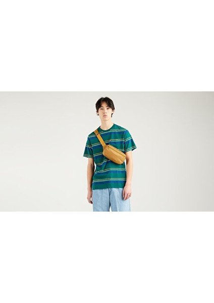 ® Erkek Medium Banana Sling Çanta - Embroidered Batwing fiyatları