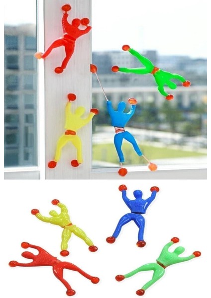 Cama Yapışan Örümcek Adam 4'lü Paket