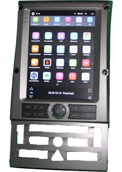 Smart Go Peugeot 407 2004/2011 Tesla Model 9.7 Inç 8-128