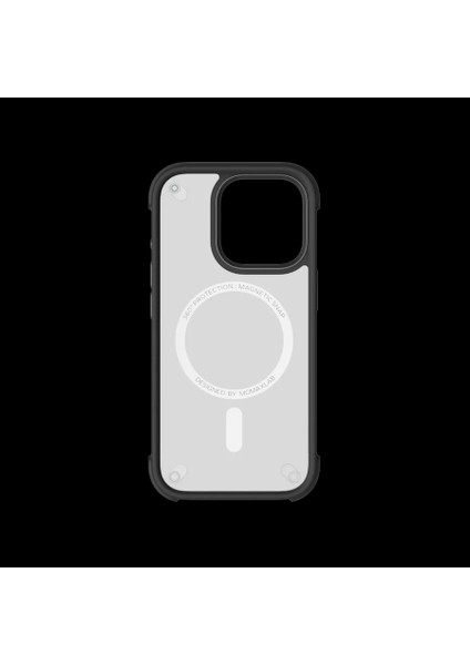 Apple iPhone 16 Pro Air Caseform Magnetic Case Telefon Kılıfı Siyah- MUAP24MD